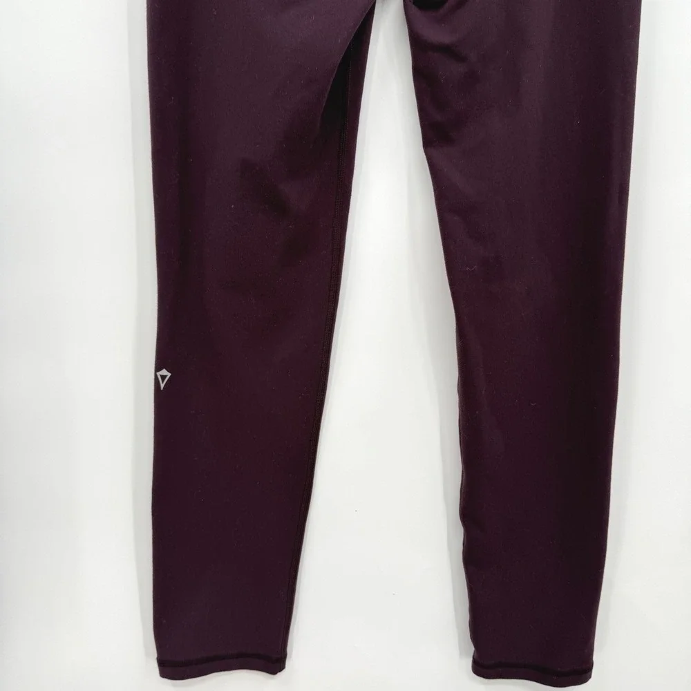 Ivivva 12 Leggings Girls Plum Purple Athletic Pockets Yoga‎ Pants IG5621S